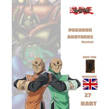 Çakmak Oyun Dükkanı Ingilizce Paradox Kardeşler Destesi 30 Adet Yugioh Kartı Yu-Gi-Oh!