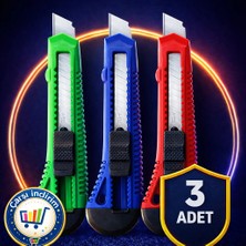 Nistabolje 3 Adet Maket Bıçağı Büyük Boy Falçata