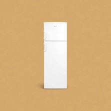 Altus 257 lt Kapasiteli Çift Kapılı Buzdolabı F Enerji Sınıfı Beyaz Renk ve Sessiz Çalışma