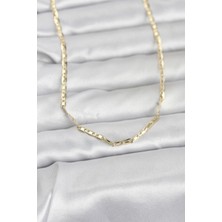 Marsilyan cm 14K Gold Renk Gemici Zincir Model 60 cm Kadın Kolye - TJ-BKO10968