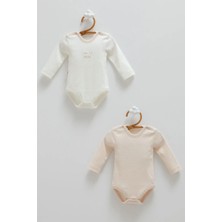 Caramell All Tıme Boy Bebek Ikili Çıtçıtlı Body - Bej - 50-56 cm Bej