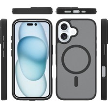 Fuchsia iPhone 16 ile Uyumlu Jota Magneticsafe Kapak - Pudra