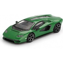 Mini GT 1/64 Lamborghini Countach LPI 800-4 Verde Medio - Standart Boyutlu Peluş Oyuncak