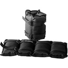 MarkEntegra 2 x 2 kg Siyah El Ayak Bilek Kas Güçlendirici Ağırlık Seti