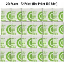 Focus Kare Peçete, Servis Peçete 20X24 cm – 32 Paket (Her Paket 100 Adet, Toplam 3200 Adet)