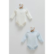 Caramell All Tıme Boy Bebek Ikili Çıtçıtlı Body - Mavi - 62-68 cm Mavi