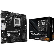 Asrock A620AM-HVS Amd A620 Soket Am5 Ddr5 6800(OC)MHZ Matx Gaming (Oyuncu) Anakart