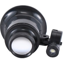 Marsilyan 20X Büyütmeli Saat Takı Onarım Için Cam Lensli Optik Işıklı Göz Büyüteç MG13B-9A