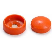 Öztepe Plastik Plastik Küçük Vida Gizleyici  Turuncu (10 Adet)