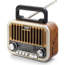 Marsilyan Bluetooth Nostaljik Hoparlör Fm 16.5 x 6.9 x 11.9 cm NS7115BT