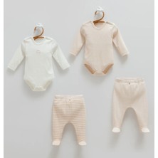 Caramell All Tıme Boy Body Pantolon 4lü Set - Bej - 50-56 cm Bej