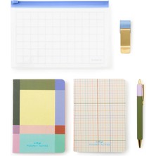 Kikkerland Inkerie Dosyalı On The Go Stationery Set Kırtasiye Seti