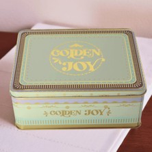Sarkap Home Golden Joy Dekoratif Metal Saklama Kutusu
