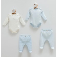 Caramell All Tıme Boy Body Pantolon 4lü Set - Mavi - 50-56 cm Mavi