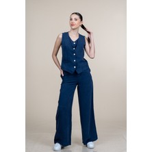 MissVina Premium Yelekli Takım 1194