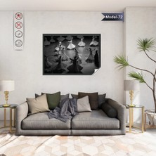 Akıllı Kağıt Statik Tutunma Özellikli Tablo  - Poster Dini (Model- 72)