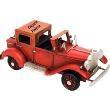 Hediye Fikri Kişiye Özel Nostaljik Dekoratif Metal Araba – Vintage El Yapımı 16 cm x 7 cm x 7 cm