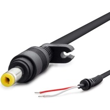 Marsilyan Notebook Adaptör Kablosu 4.8*1.7 Hp 30W-90W 1.2m Siyah HDX5546