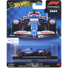 Hot Wheels Premium Formula 1 Yarış Arabası Tekli Paket HRV11 - JBM14 Visa Cash App Rb Formula One Team (#22)