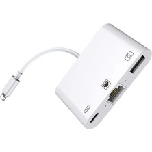 Marsilyan ZR461 NK107 Lightning Çoklu Ethernet Adaptör