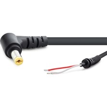 Marsilyan Notebook Adaptör Kablosu 5.5*1.7 L Tip Acer 30W-90W 1.2m Siyah HDX5511