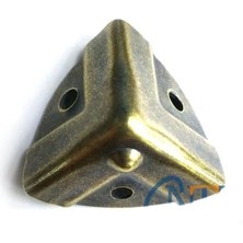Marsilyan Dekoratif, Kutu, Sandık Köşesi - 35X22 Mm, Küçük, Antik, 100 Adet