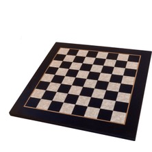 Helena Wood Art Sedefli Satranç Altı / Siyah