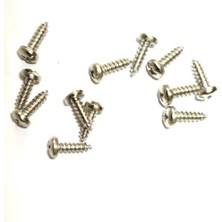 Marsilyan Klips, Menteşe, Ayak, Ysb Sac Vidası - 2,9x9,5mm Nikel, 1000 Adet
