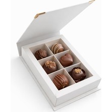 Ambalaj Modacısı Nibox 6 Gözlü Çikolata Kutusu (16.5X12.3X3.5 cm ) ( 10 Adet )