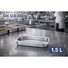 Net Çelik Gastronom Küvet Gn 1/3-40