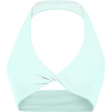 Aquella Kaşkorse Mint Yeşili Crop Top