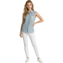 Brandland Kadın Sıfır Kol Gömlek