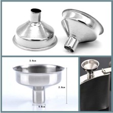 Biton Toptan Mini Paslanmaz Çelik Huni Içecek Matarası Doldurma Aparatı