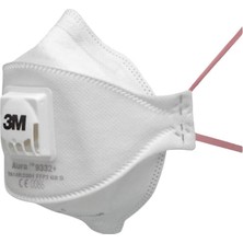 3m Aura Partikül Solunum Maskesi Ffp3 Valfli 9332+