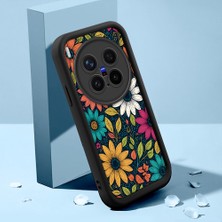 HONTINGA Vivo X300 Pro ile Uyumlu Kılıfı Düşüme Önleyici Basitlik Anti Düşme Kamera Korumali Şirin Kedi Siyah Desen Yumuşak Silikon Telefon Kılıfı Kadın ve Erkek Için Uygundur K2-0249