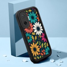 HONTINGA Poco F7 5g ile Uyumlu Kılıfı Düşüme Önleyici Basitlik Anti Düşme Kamera Korumali Şirin Kedi Siyah Desen Yumuşak Silikon Telefon Kılıfı Kadın ve Erkek Için Uygundur K2-0249
