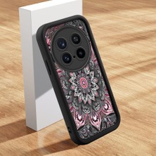 HONTINGA Vivo X200 Pro ile Uyumlu Kılıfı Düşüme Önleyici Basitlik Anti Düşme Kamera Korumali Şirin Kedi Siyah Desen Yumuşak Silikon Telefon Kılıfı Kadın ve Erkek Için Uygundur K2-0249