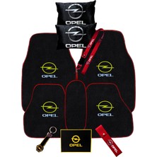 Tusba Market Opel Uyumlu Nakış Işlemeli Oto Paspas + Siyah 2'li Boyun Yastığı + Konfor & Aksesuar Seti