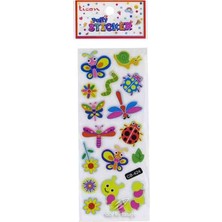 Ticon Sticker Puffy Kabartma Etiket 348910 Böcekler
