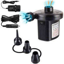 Geseus 45W Elektrikli Hava Pompası Siyah Şişme Yatak ve Havuz İçin Dayanıklı Tasarım