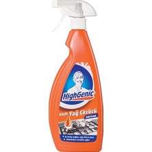 HighGenic Güçlü Yağ Çözücü 750 ml Mutfak İçin Derin Temizlik Sağlayan Etkili Formül