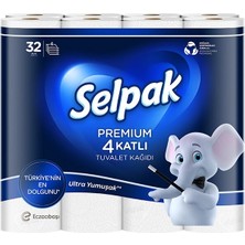 Selpak 4 Katlı Tuvalet Kağıdı 32LI