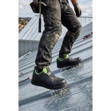 Topmax Kompozit Burunlu, Mıknatıslı Kaymaz Iş Ayakkabısı - Yeşil-Siyah