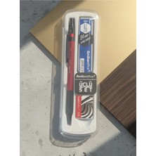 Scrikss Graph-X 3'lü Set Mekanik Kurşun Kalem 0.7 mm Antrasit