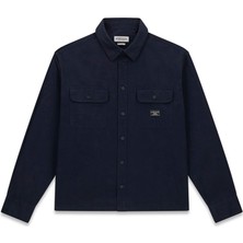 Guess Erkek Gj Twill Comfort Fit Gömlek - Lacivert