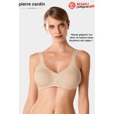 Pierre Cardin Premium Kadın Toparlayıcı Büyük Göğüsler İçin İdeal İki Beden Kadar Küçültücü Kutulu Sütyen