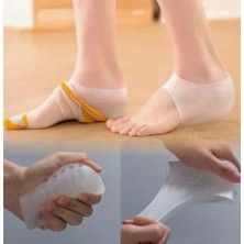 Pure Age Topuk Gömleği Diken Çorabı Koruyucu Gömlek Tabanlık Silikon Esnek Çorap Gömleği Koruyucu Bunyon