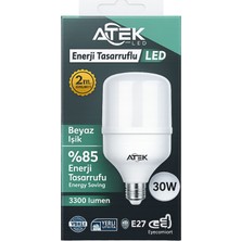 Atek 30W Torç LED Ampul (E27)