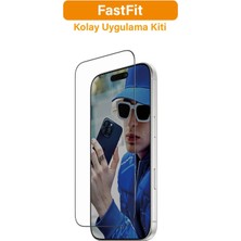 Panzerglass iPhone 17 | iPhone 16 Pro | Ultra-Wide Fit Siyah Çerçeveli Ekran Koruyucu - Fast Fit Uygulama Aparatlı