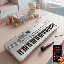 Rennes NR-610 Çocuklar İçin 61 Tuşlu USB MP3 Pilli Mikrofonlu Org